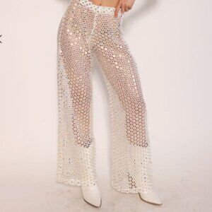 Dream Pant in Mirror EastnWest Festival Sequin Pant